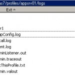 The profile file structure details in IBM WAS 7.0